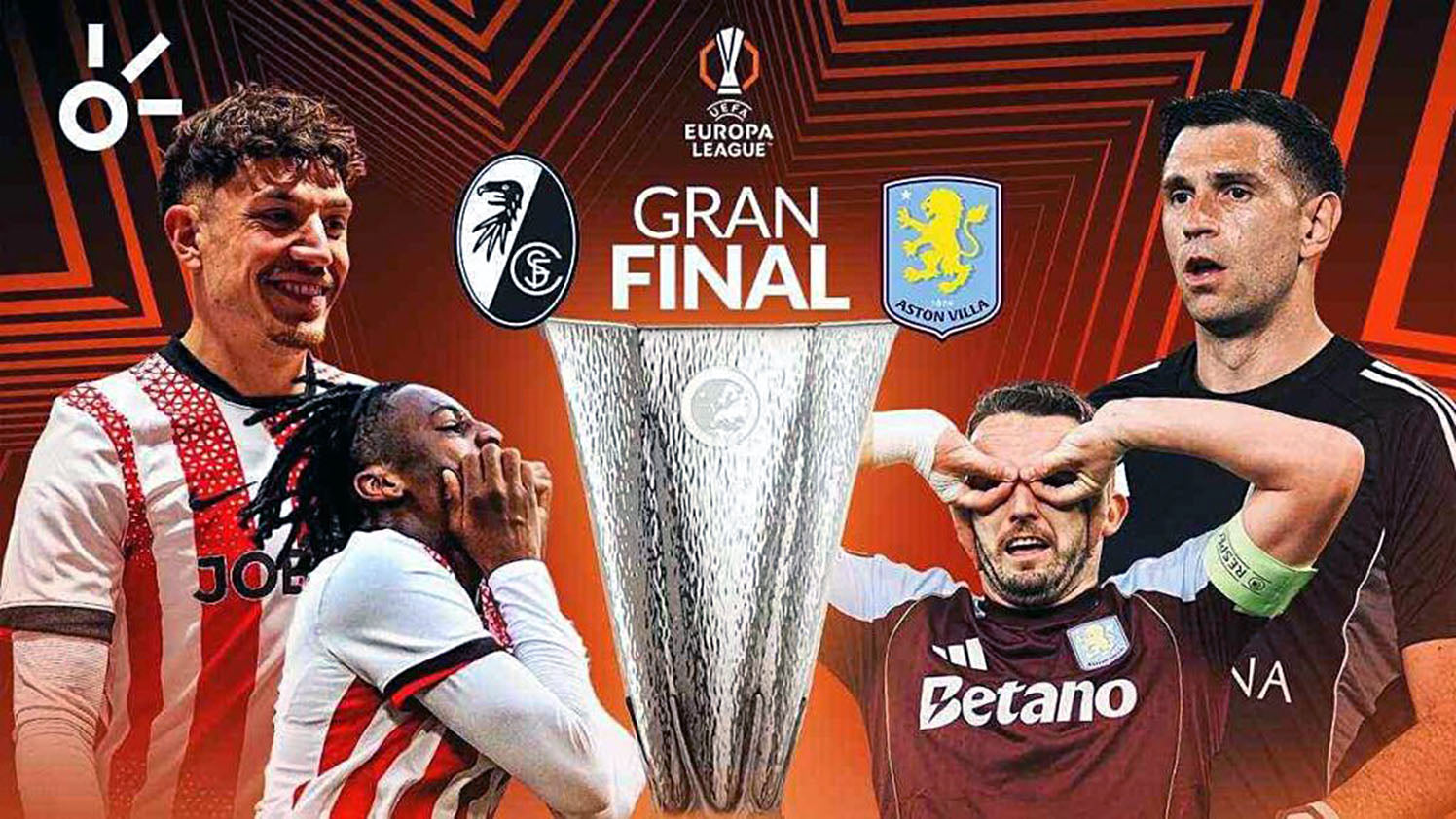Aston Villa vs. Friburgo la final de la Europa League