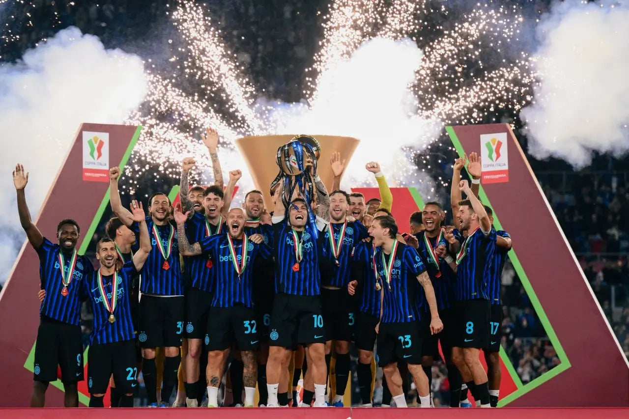 Inter sufrió en Europa pero fue campeón de todo en Italia: Serie A y Copa