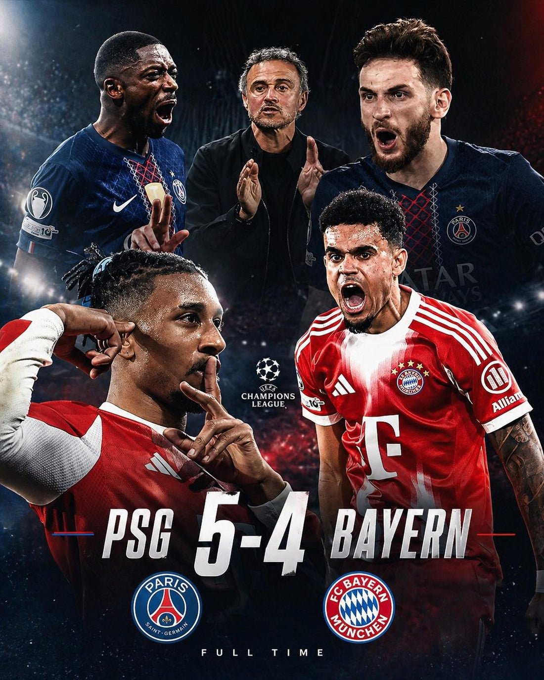 París vs Bayern el juego del siglo